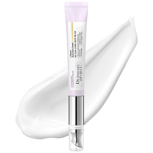 Dr.twentyproject Lifderm Eye Cream with Collagen & Vibrating Device – Anti-Aging, Firming, Depuffing Korean Skincare (20ml / 0.6 fl oz) Avelisse
