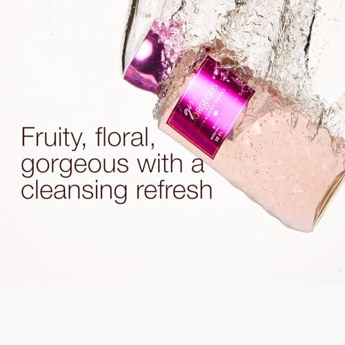 Bath & Body Works Gingham Gorgeous Body Wash – Nourishing Cleanser with Pro-Vitamin B5 & Aloe, Pink Strawberries, Peony Blooms & Peach Nectar, Gentle Daily Use, 10 fl oz Avelisse