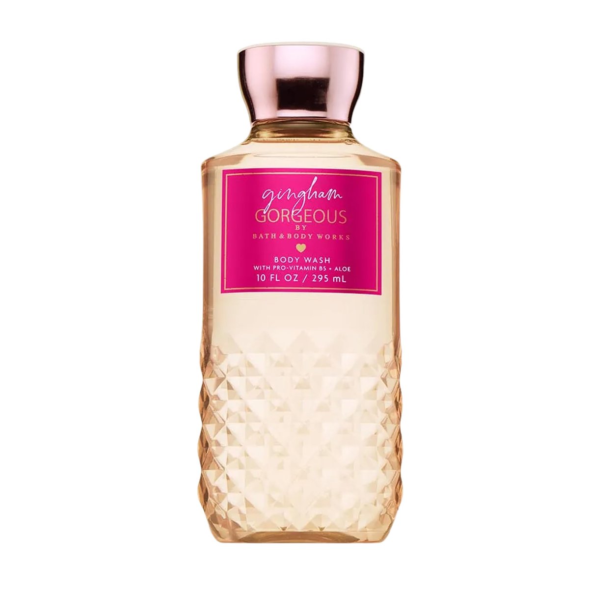 Bath & Body Works Gingham Gorgeous Body Wash – Nourishing Cleanser with Pro-Vitamin B5 & Aloe, Pink Strawberries, Peony Blooms & Peach Nectar, Gentle Daily Use, 10 fl oz Avelisse