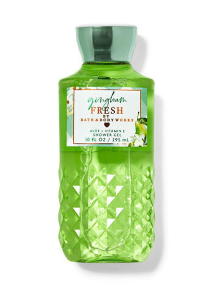 Bath & Body Works Gingham Fresh Signature Collection Shower Gel for Women, 10 Fl Oz Avelisse
