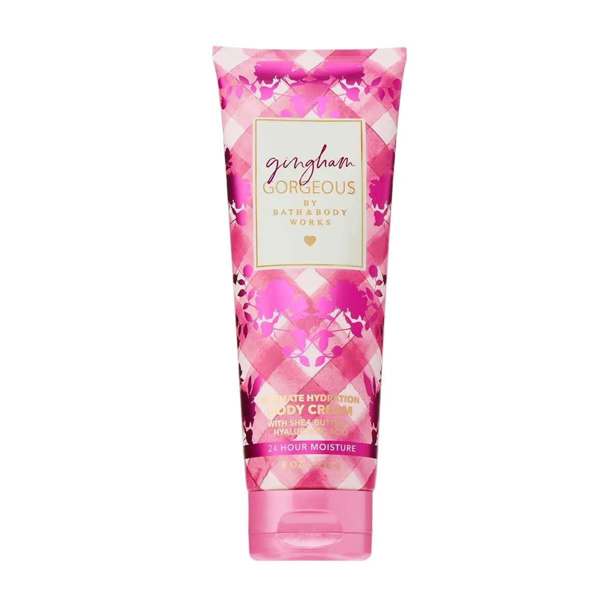 Bath & Body Works Gingham Gorgeous Body Cream – Ultimate Hydration with Shea Butter & Hyaluronic Acid, 8 oz Avelisse
