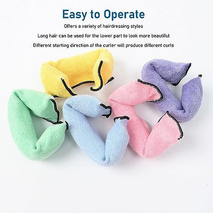 Upgraded Heatless Hair Curler with Gift Box – Smell-Free Foam Curls Headband for Long & Medium Hair