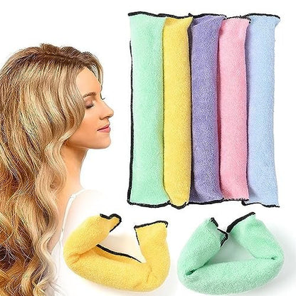 Upgraded Heatless Hair Curler with Gift Box – Smell-Free Foam Curls Headband for Long & Medium Hair