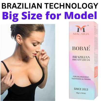 Bobae Breast Firming and Lifting Cream - Natural Enlargement Gel for Bust Enhancement, Firming, and Lifting - 1.76 oz