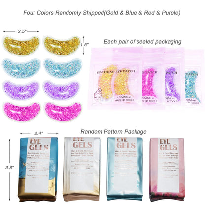 Reusable Under Eye Patches for Puffy Eyes - Cooling Gel Eye Mask for Dark Circles, Migraine Relief & Sinus Pain - 8 Pack