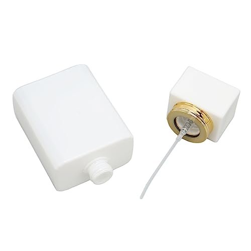 Refillable Empty Glass Perfume Bottle Atomizer - 2 Pack, 30ml, White with Golden Nozzle - görsel 16
