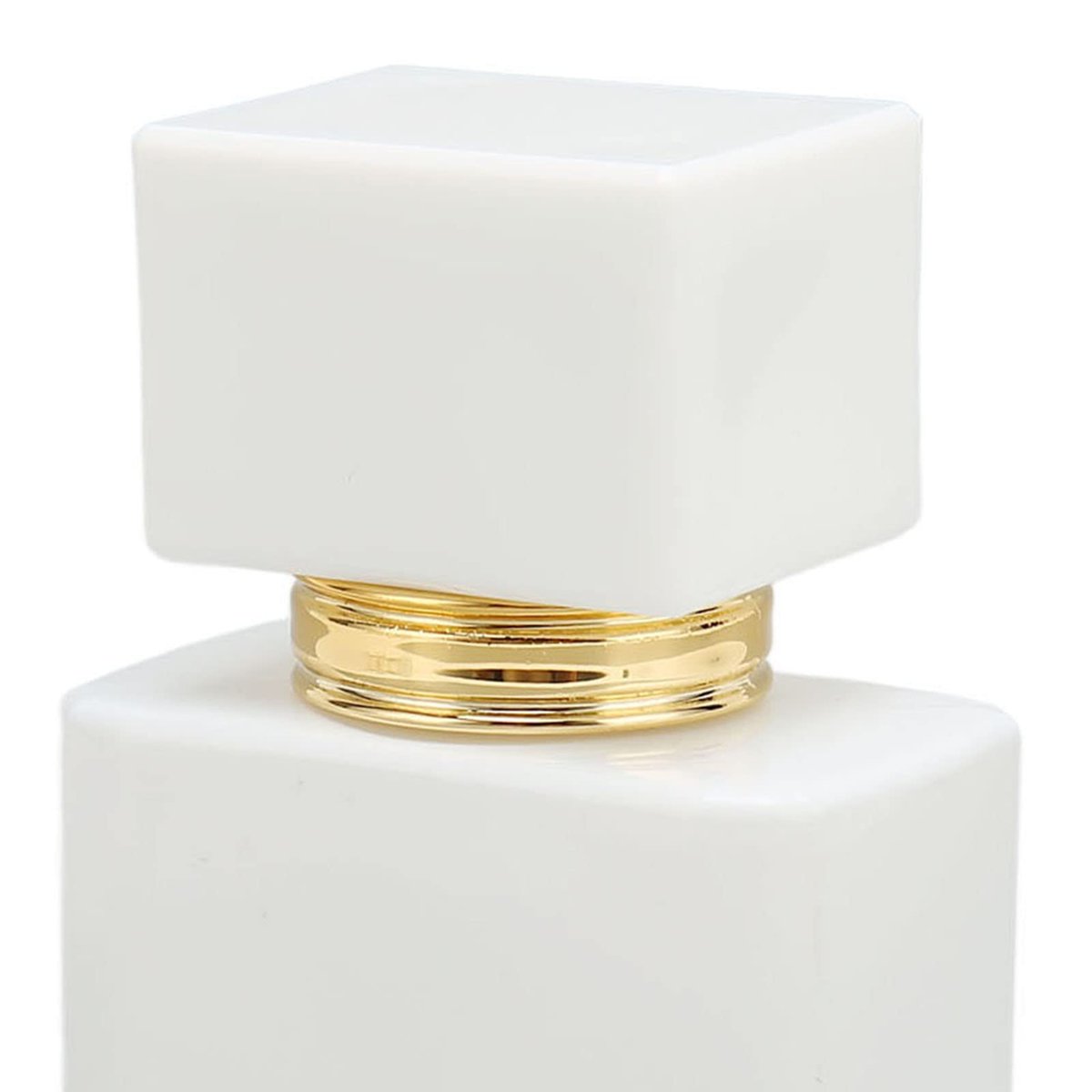 Refillable Empty Glass Perfume Bottle Atomizer - 2 Pack, 30ml, White with Golden Nozzle - görsel 17