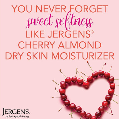 Jergens Original Scent Dry Skin Body Lotion - Cherry Almond, 3 oz (Pack of 8) Avelisse