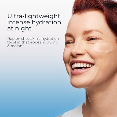 Eucerin Immersive Hydration Replenishing Night Gel Face Cream with Hyaluronic Acid and Provitamin B5, Ultra-Lightweight Face Moisturizer, Reduces Look of Fine Lines and Wrinkles, 1.7 Oz Avelisse