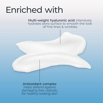 Eucerin Immersive Hydration Replenishing Night Gel Face Cream with Hyaluronic Acid and Provitamin B5, Ultra-Lightweight Face Moisturizer, Reduces Look of Fine Lines and Wrinkles, 1.7 Oz Avelisse