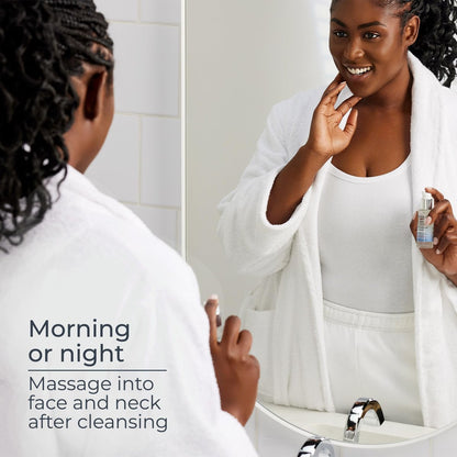 Eucerin Immersive Hydration Smoothing Face Serum, Ultra-Lightweight Hyaluronic Acid Serum Reduces the Look of Fine Lines and Wrinkles, 1 Fl Oz Bottle Avelisse