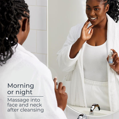 Eucerin Immersive Hydration Smoothing Face Serum, Ultra-Lightweight Hyaluronic Acid Serum Reduces the Look of Fine Lines and Wrinkles, 1 Fl Oz Bottle Avelisse