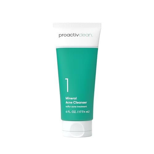Proactiv Clean Mineral Acne Cleanser - Sulfur Acne Treatment Face Wash for Sensitive Skin - Gentle Daily Acne Cream Facial Cleanser with Soothing Chamomile - 6 oz Avelisse