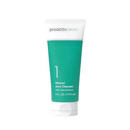 Proactiv Clean Mineral Acne Cleanser - Sulfur Acne Treatment Face Wash for Sensitive Skin - Gentle Daily Acne Cream Facial Cleanser with Soothing Chamomile - 6 oz Avelisse