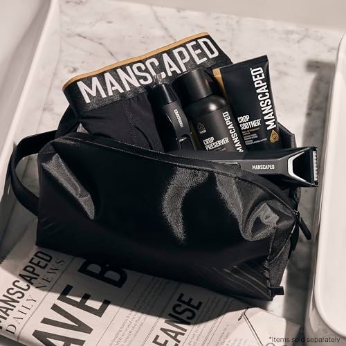 MANSCAPED® The Shed 2.0 Toiletry Bag - Premium Nylon Travel Bag for Men, Water-Resistant & Organized Avelisse
