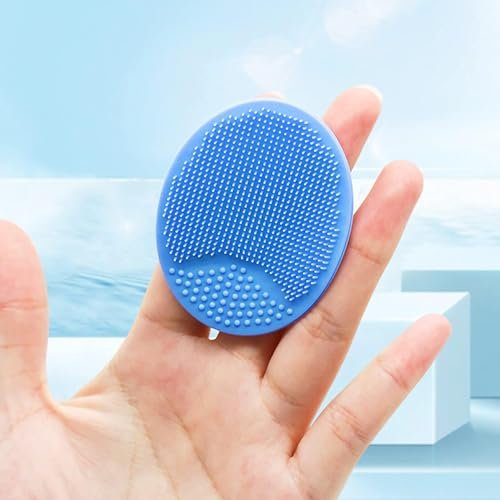 Silicone Face Scrubber and Exfoliator Brush - Facial Cleansing Brush for Blackhead, Acne, Pore, Cradle Cap - Deep Cleaning Skin Care 4 Pack - görsel 8