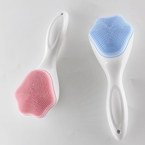 Silicone Face Scrubber and Exfoliator Brush - Facial Cleansing Brush for Blackhead, Acne, Pore, Cradle Cap - Deep Cleaning Skin Care 4 Pack - görsel 14