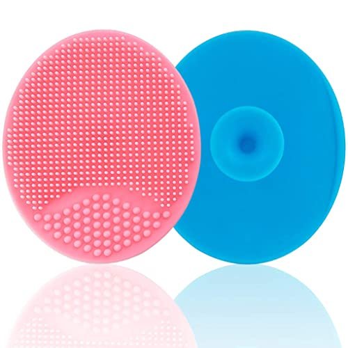 Silicone Face Scrubber and Exfoliator Brush - Facial Cleansing Brush for Blackhead, Acne, Pore, Cradle Cap - Deep Cleaning Skin Care 4 Pack - görsel 12