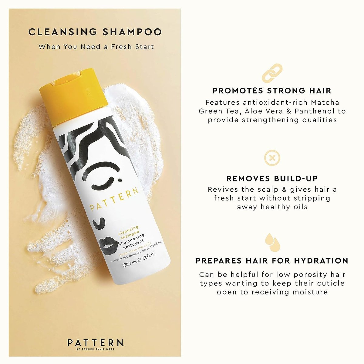 PATTERN Beauty Texture Travel Kit for Curly & Coily Hair (3a-4c) - Leave-In Conditioner, Intensive Conditioner, Cleansing Shampoo - 3 oz Each Avelisse