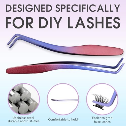 Miuffue 3-Piece DIY Lash Kit: Bond, Seal, Tweezers & Remover – Complete Eyelash Extension Kit - görsel 12