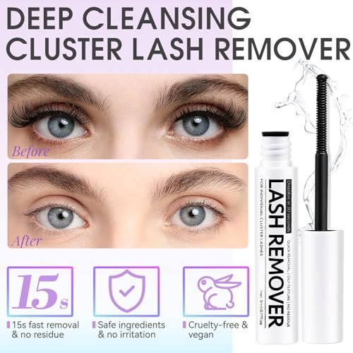 Miuffue 3-Piece DIY Lash Kit: Bond, Seal, Tweezers & Remover – Complete Eyelash Extension Kit - görsel 10