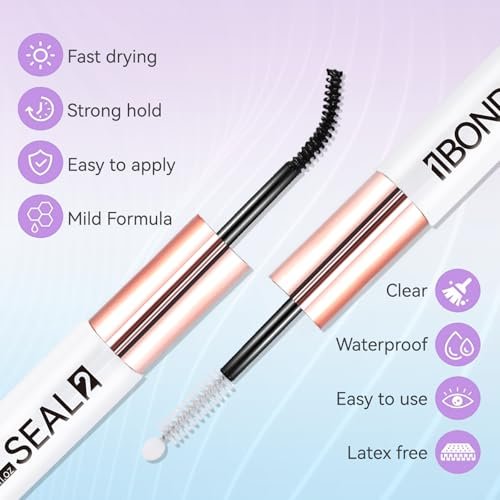 Miuffue 3-Piece DIY Lash Kit: Bond, Seal, Tweezers & Remover – Complete Eyelash Extension Kit - görsel 8