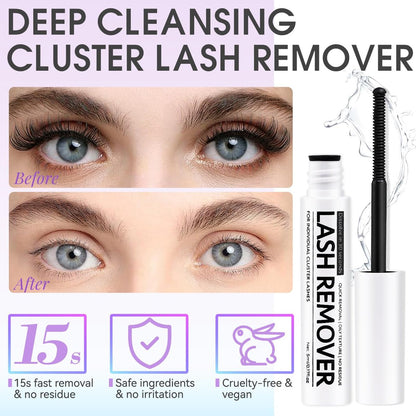 Miuffue 3-Piece DIY Lash Kit: Bond, Seal, Tweezers & Remover – Complete Eyelash Extension Kit