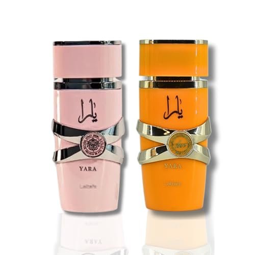 Lattafa Women's 2-Piece Eau de Parfum Gift Set – Yara & Yara Tous (3.4 oz / 100 ml Each) Avelisse