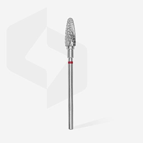 STALEKS PRO Expert Carbide Nail Drill Bits – 5 mm Working Part, 13 mm Length for Russian Manicure & Gel Removal (FT90R050/13) - görsel 2