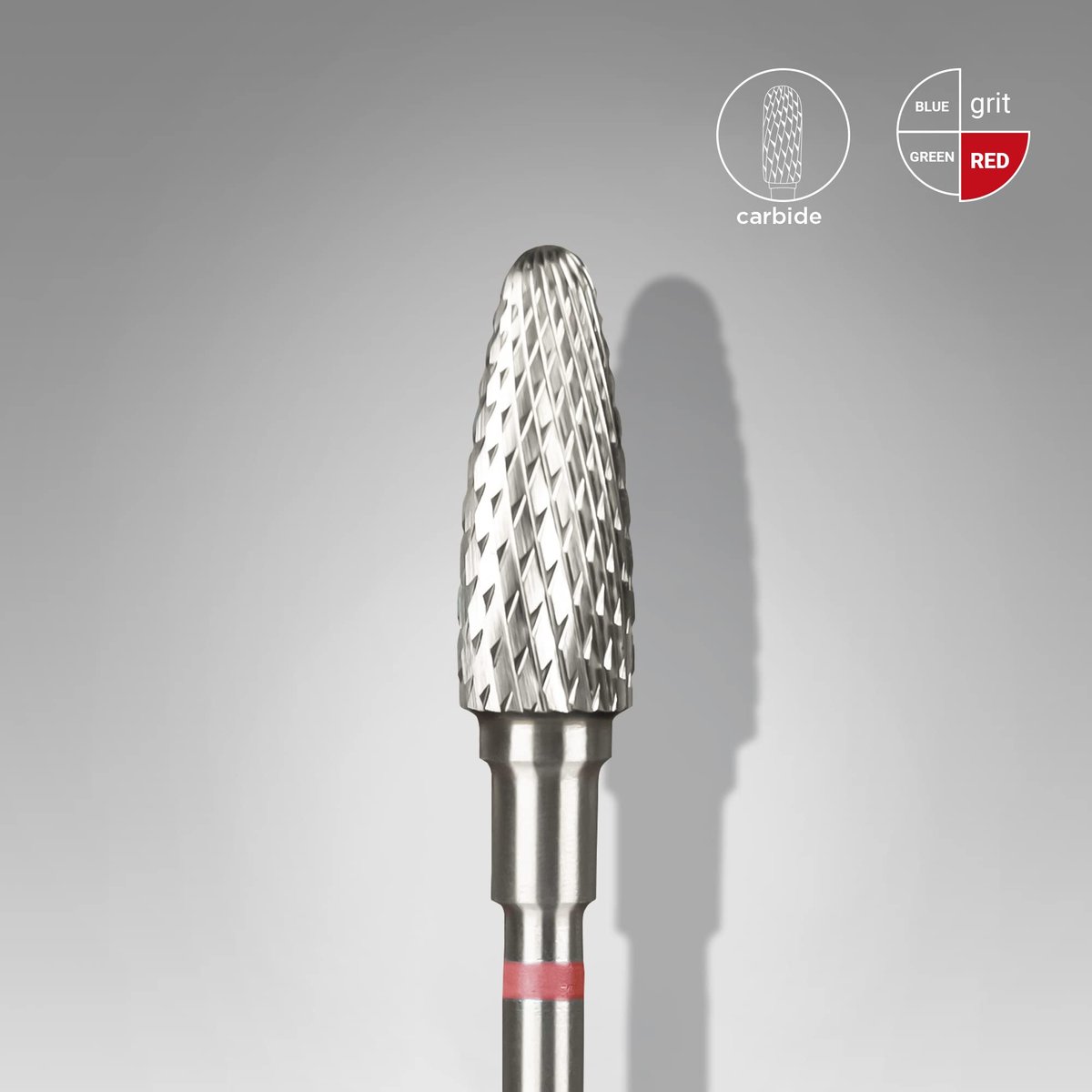 STALEKS PRO Expert Carbide Nail Drill Bits – 5 mm Working Part, 13 mm Length for Russian Manicure & Gel Removal (FT90R050/13) - görsel 3