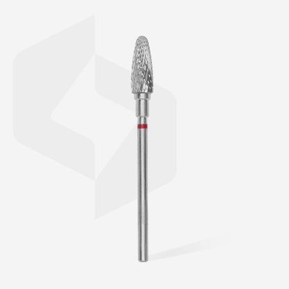 STALEKS PRO Expert Carbide Nail Drill Bits – 5 mm Working Part, 13 mm Length for Russian Manicure & Gel Removal (FT90R050/13)