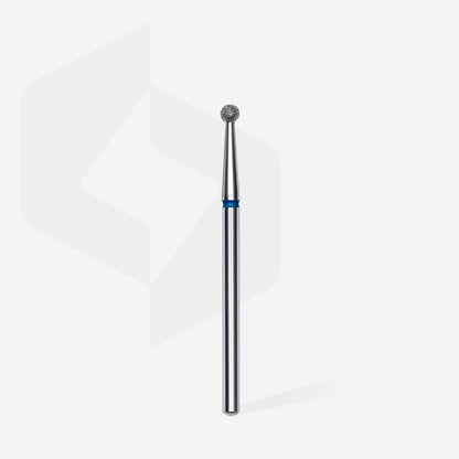 STALEKS PRO Expert Diamond Nail Drill Bit – Ball, Blue, 2.5mm, Medium Grit 120 for Manicure & Pedicure