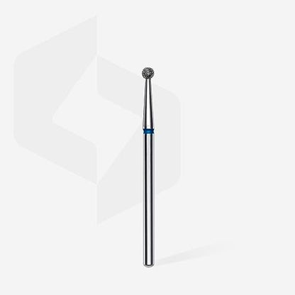 STALEKS PRO Expert Diamond Nail Drill Bit – Ball, Blue, 2.5mm, Medium Grit 120 for Manicure & Pedicure