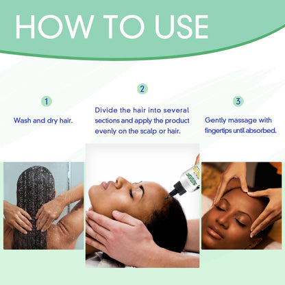 Natural 10 in 1 Chebe Oil Moisturizer for Scalp - African Chebe Powder for Stronger, Thicker, Longer Hair - All Hair Types (2 Pack)
