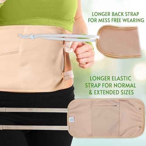 VITAL AFFAIR Castor Oil Pack Wrap Kit – USDA Organic, Cold-Pressed Hexane-Free Castor Oil (16 oz) with Adjustable Cotton Flannel Waist & Neck Wraps – Made in USA for Liver, Abdominal & Detox Therapy Avelisse