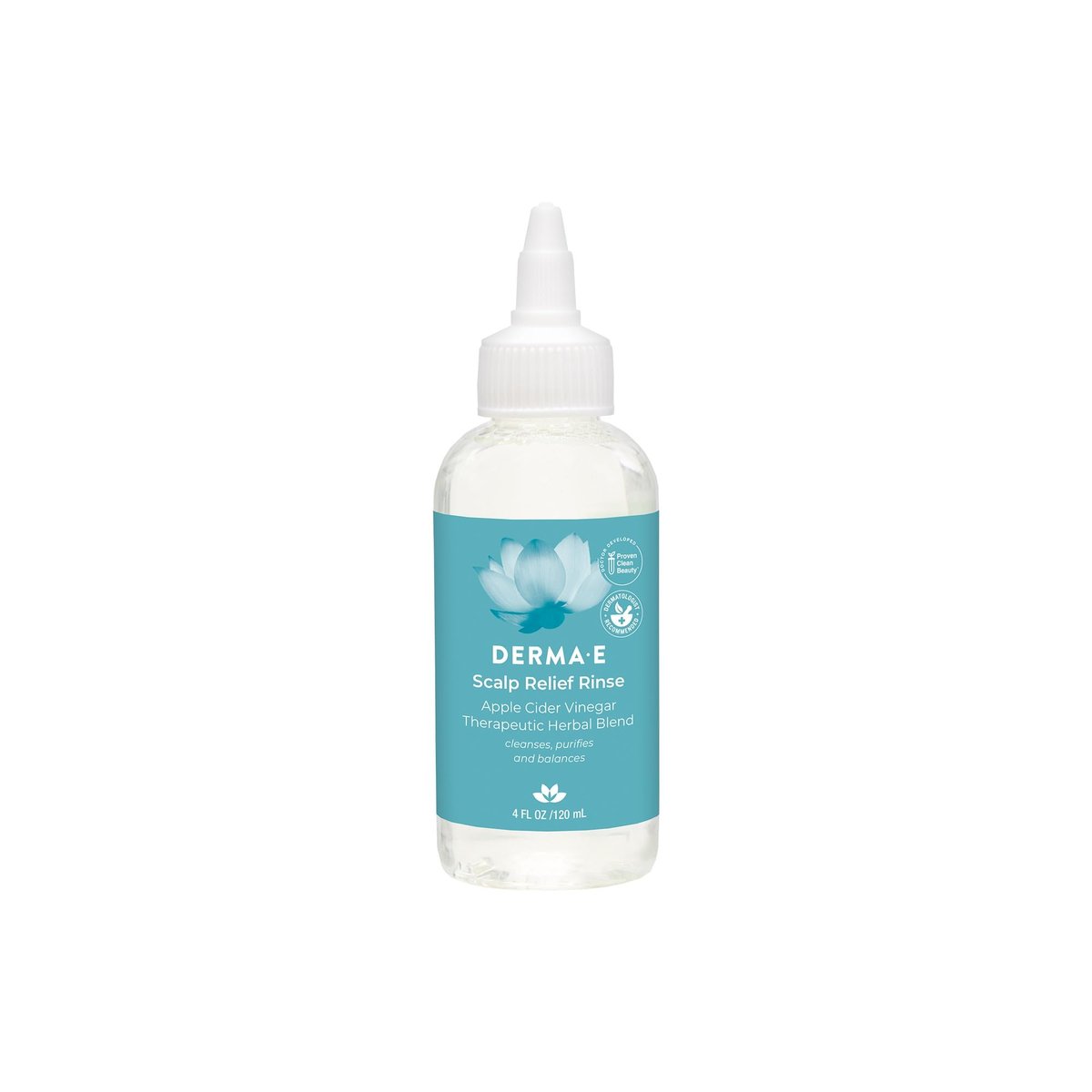 DERMA E Scalp Relief Rinse – Soothing Scalp Treatment with Tea Tree & Peppermint, 4 Fl Oz Avelisse