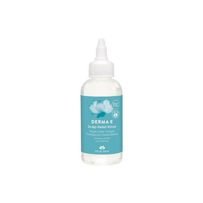 DERMA E Scalp Relief Rinse – Soothing Scalp Treatment with Tea Tree & Peppermint, 4 Fl Oz Avelisse