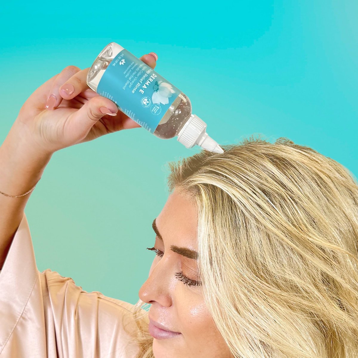 DERMA E Scalp Relief Rinse – Soothing Scalp Treatment with Tea Tree & Peppermint, 4 Fl Oz Avelisse