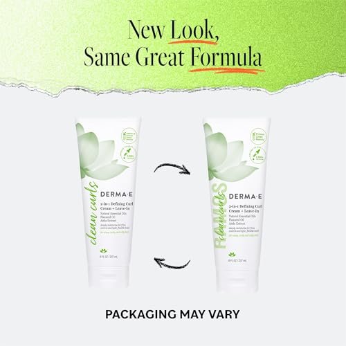 DERMA E Ramos 2-in-1 Defining Curl Cream & Leave-In Conditioner - 8 fl oz Avelisse