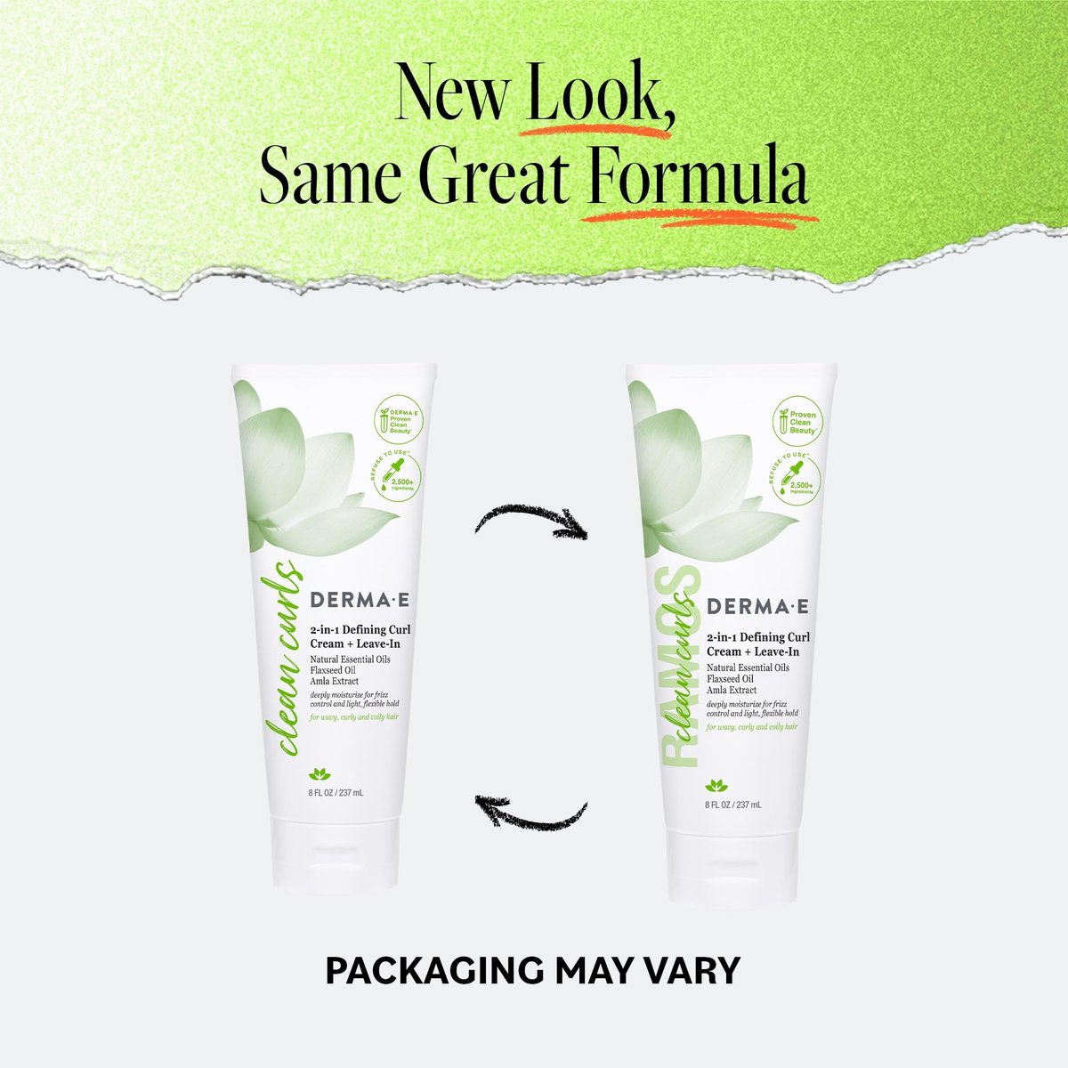 DERMA E Ramos 2-in-1 Defining Curl Cream & Leave-In Conditioner - 8 fl oz Avelisse