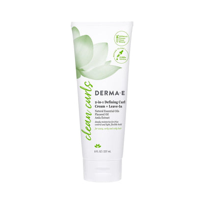 DERMA E Ramos 2-in-1 Defining Curl Cream & Leave-In Conditioner - 8 fl oz Avelisse