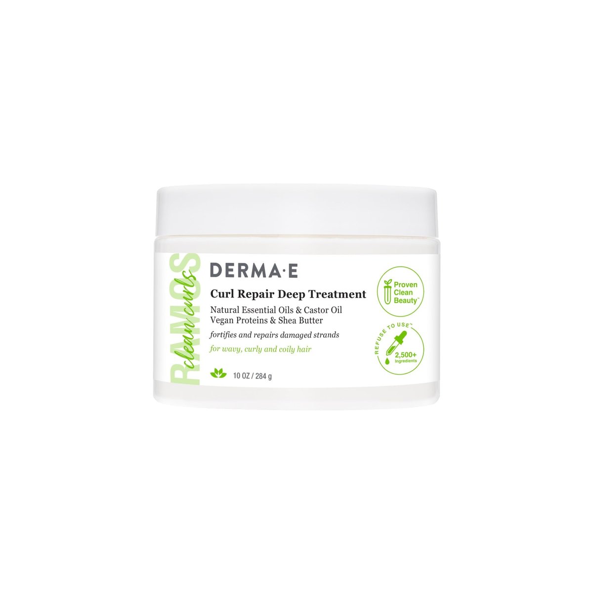 DERMA E Ramos Curl Repair Deep Treatment - Intensive Hair Mask for Curly Hair, 10 oz Avelisse
