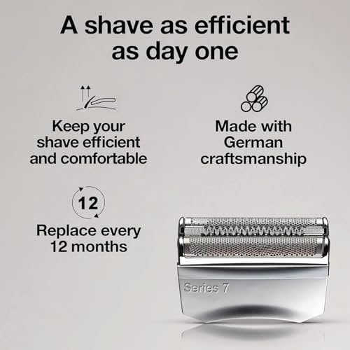 HONGNAL 2-Pack Series 7 Replacement Head for Braun Series 7 Foil Shaver - Compatible with 70s, 720, 750CC, 760CC, 790CC, 9565 Avelisse