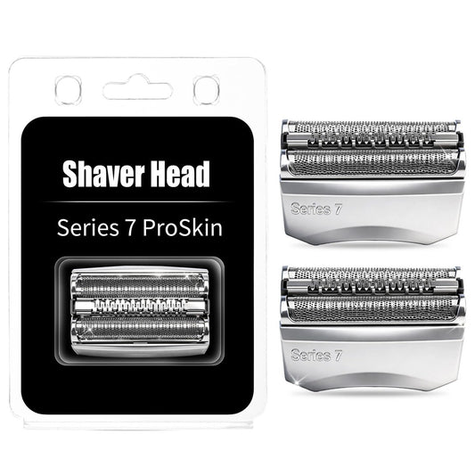 HONGNAL 2-Pack Series 7 Replacement Head for Braun Series 7 Foil Shaver - Compatible with 70s, 720, 750CC, 760CC, 790CC, 9565 Avelisse