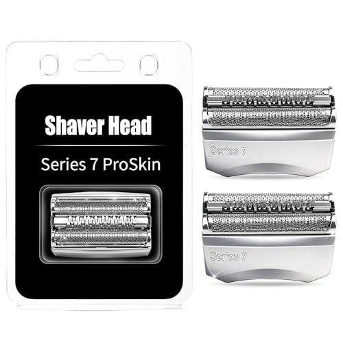 HONGNAL 2-Pack Series 7 Replacement Head for Braun Series 7 Foil Shaver - Compatible with 70s, 720, 750CC, 760CC, 790CC, 9565 Avelisse
