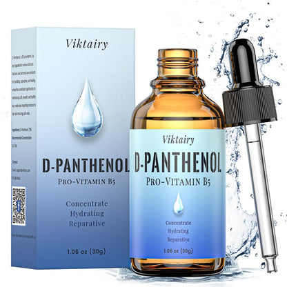 D-Panthenol Liquid 1oz (30g) – Pro-Vitamin B5 Raw Active Ingredient for DIY Skincare, Hydrating Serum, Face, Hair & Nails – Cosmetic Grade Dexpanthenol Concentrate