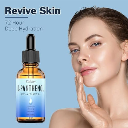 D-Panthenol Liquid 1oz (30g) – Pro-Vitamin B5 Raw Active Ingredient for DIY Skincare, Hydrating Serum, Face, Hair & Nails – Cosmetic Grade Dexpanthenol Concentrate