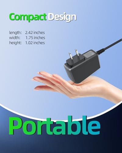 8V Power Cord Compatible with Philips Norelco HQ840, Multigroom Series 3000 MG3750, MG3760 - Replacement Charger Adapter 5Ft