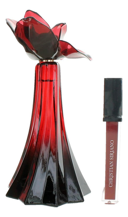 Ooh La Rouge Exclusif by Christian Siriano for Women - 2 Piece Gift Set: 3.4 oz Eau de Parfum Spray + 0.21 oz Red Lip Gloss Avelisse