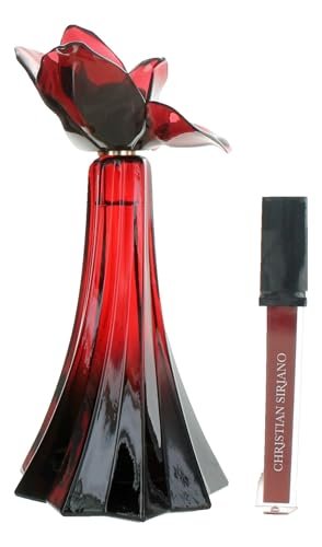 Ooh La Rouge Exclusif by Christian Siriano for Women - 2 Piece Gift Set: 3.4 oz Eau de Parfum Spray + 0.21 oz Red Lip Gloss Avelisse
